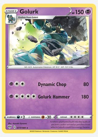 Golurk — catalogusbeeld