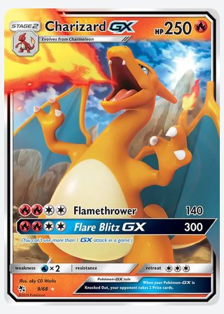 Charizard GX — catalogusbeeld