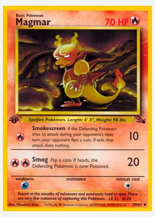 Magmar — catalogusbeeld