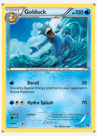 Golduck — catalogusbeeld