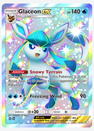 Glaceon ex — catalogusbeeld