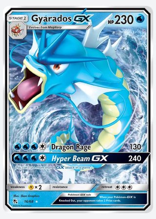 Gyarados GX — catalogusbeeld