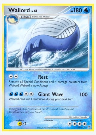Wailord — catalogusbeeld