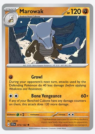 Marowak — catalogusbeeld