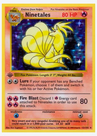 Ninetales — catalogusbeeld