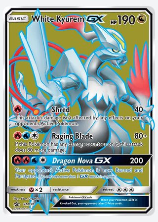 White Kyurem GX — catalogusbeeld