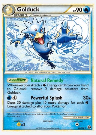 Golduck — catalogusbeeld