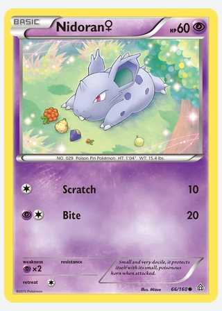 Nidoran♀ — catalogusbeeld