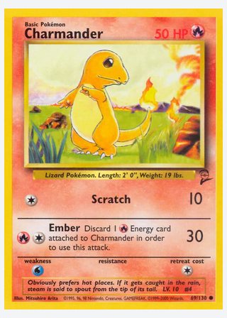 Charmander — catalogusbeeld