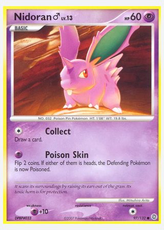 Nidoran♂ — catalogusbeeld