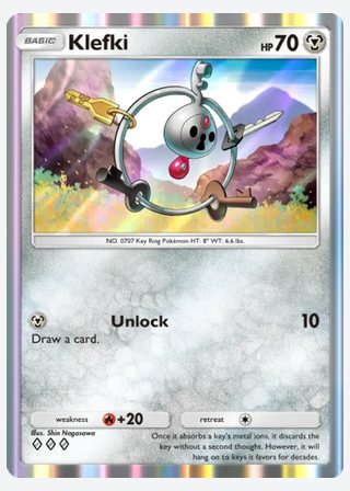 Klefki — catalogusbeeld