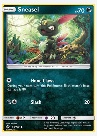 Sneasel — catalogusbeeld