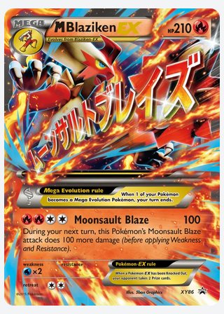 M Blaziken EX — catalogusbeeld