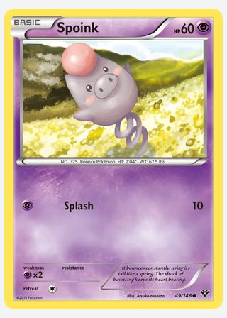 Spoink — catalogusbeeld