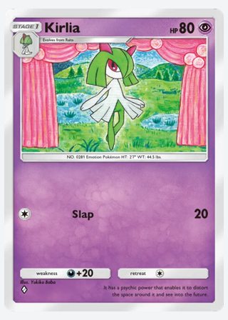 Kirlia — catalogusbeeld