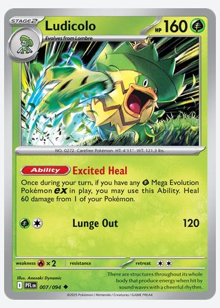 Ludicolo — catalogusbeeld