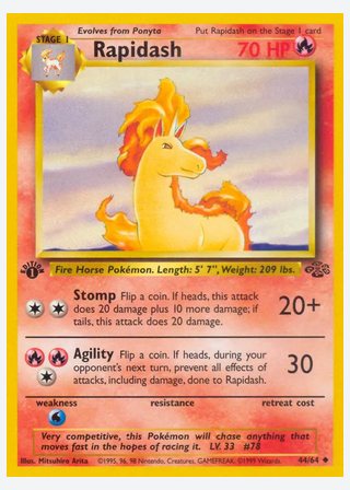 Rapidash — catalogusbeeld