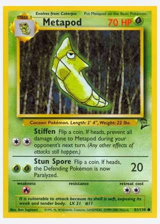 Metapod — catalogusbeeld