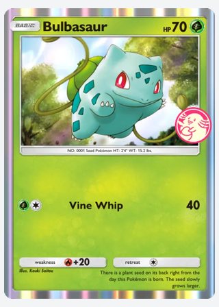 Bulbasaur — catalogusbeeld