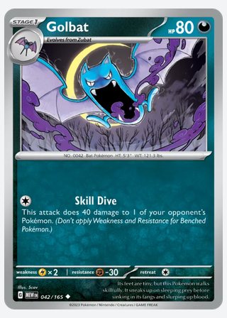 Golbat — catalogusbeeld