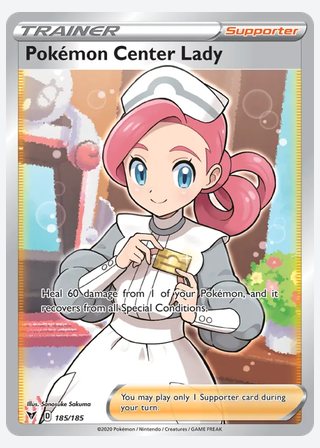 Pokémon Center Lady — catalogusbeeld