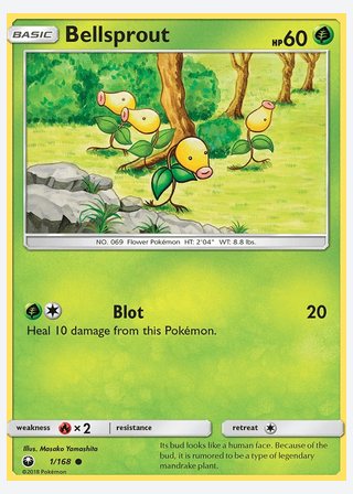 Bellsprout — catalogusbeeld