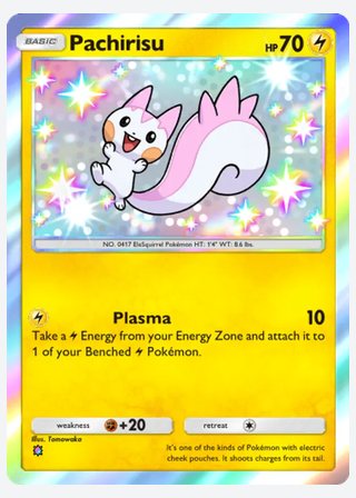 Pachirisu — catalogusbeeld