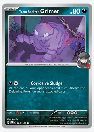 Team Rocket's Grimer — catalogusbeeld