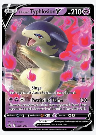 Hisuian Typhlosion V — catalogusbeeld