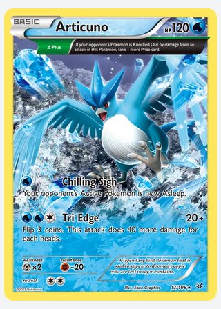 Articuno — catalogusbeeld