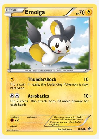 Emolga — catalogusbeeld