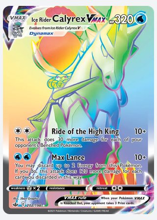 Ice Rider Calyrex VMAX — catalogusbeeld