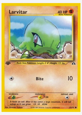 Larvitar — catalogusbeeld