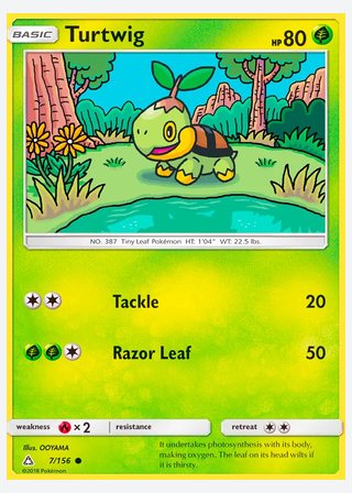 Turtwig — catalogusbeeld