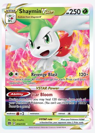 Shaymin VSTAR — catalogusbeeld