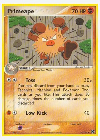 Primeape — catalogusbeeld