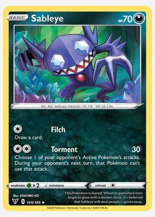 Sableye — catalogusbeeld