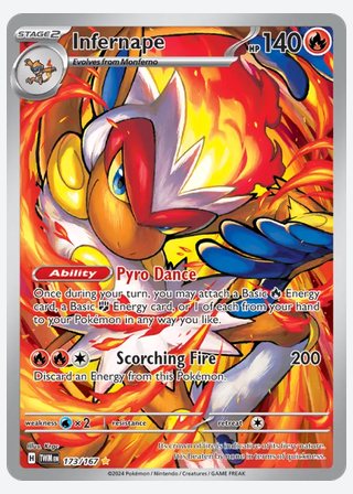 Infernape — catalogusbeeld