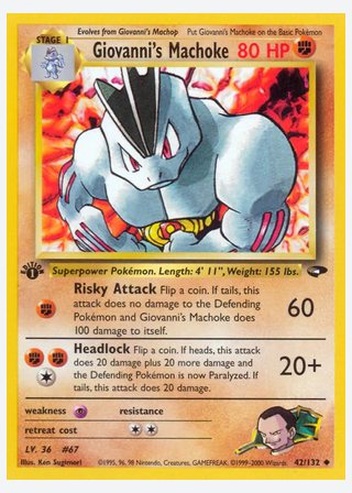 Giovanni's Machoke — catalogusbeeld