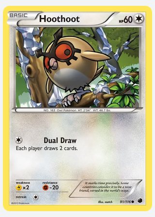 Hoothoot — catalogusbeeld