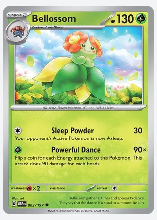 Bellossom — catalogusbeeld