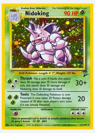 Nidoking — catalogusbeeld
