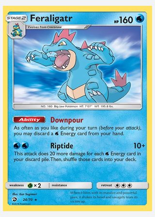Feraligatr — catalogusbeeld