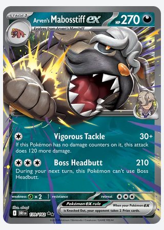 Arven's Mabosstiff ex — catalogusbeeld