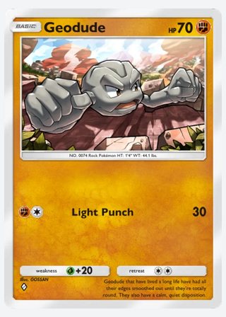 Geodude — catalogusbeeld