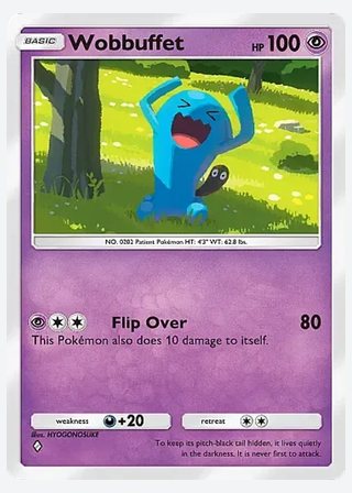 Wobbuffet — catalogusbeeld