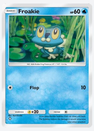 Froakie — catalogusbeeld