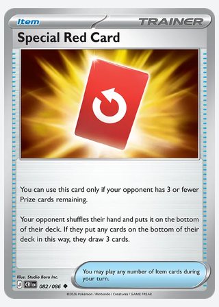 Special Red Card — catalogusbeeld