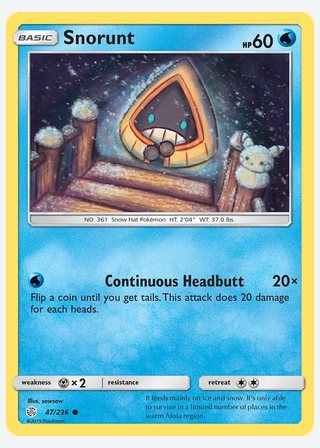 Snorunt — catalogusbeeld