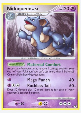 Nidoqueen — catalogusbeeld